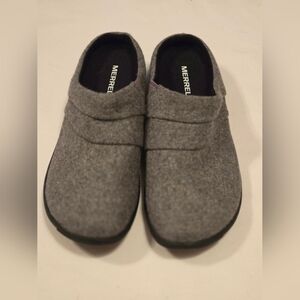 Merrell Dassie Stitch Slide Wool Women's Mules Shoes Gray Sz 6.5